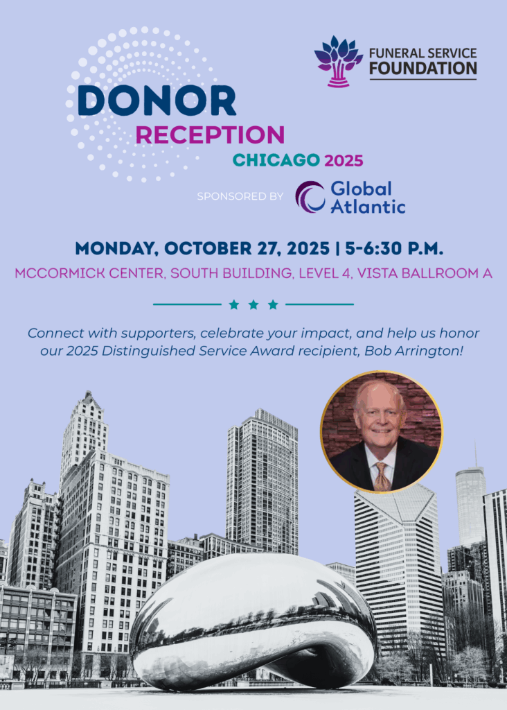 Funeral Service Foundation Donor Reception