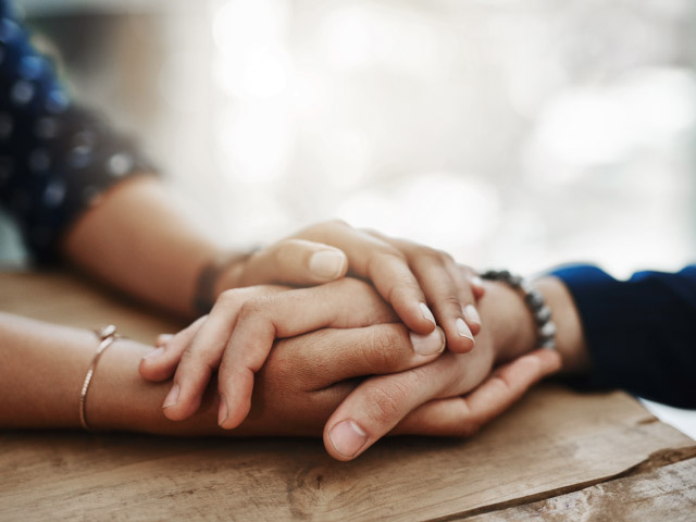 Parents Holding Hands
