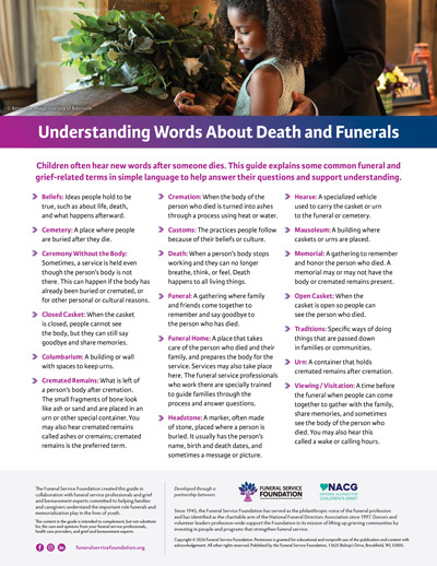 Understanding Words About Death and Funerals